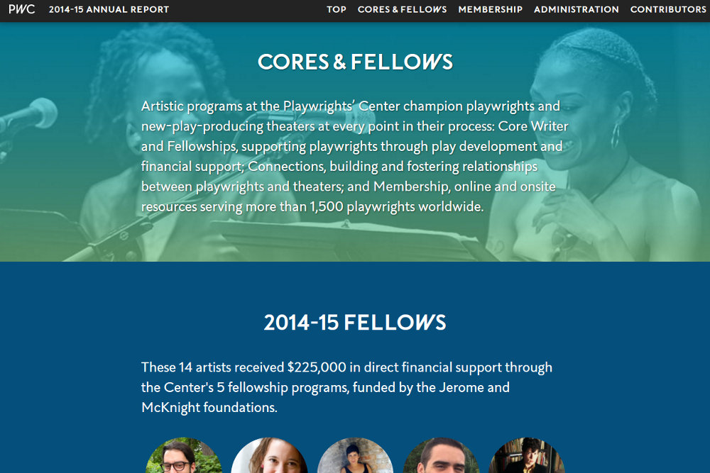 Playwrights' Center 2014-15 Annual Report
