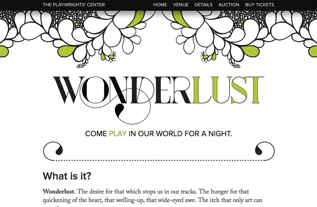 Wonderlust fundraiser